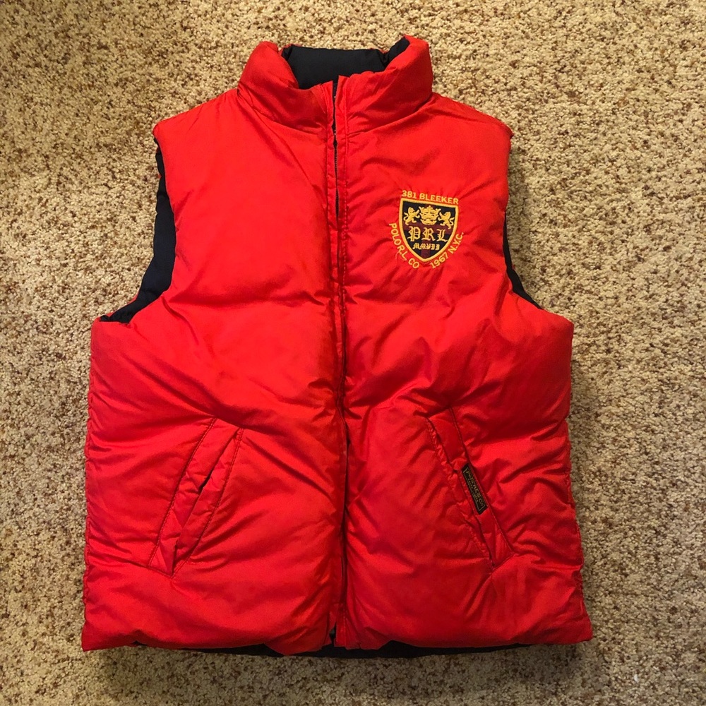 POLO Ralph Lauren reversible down vest boys 6